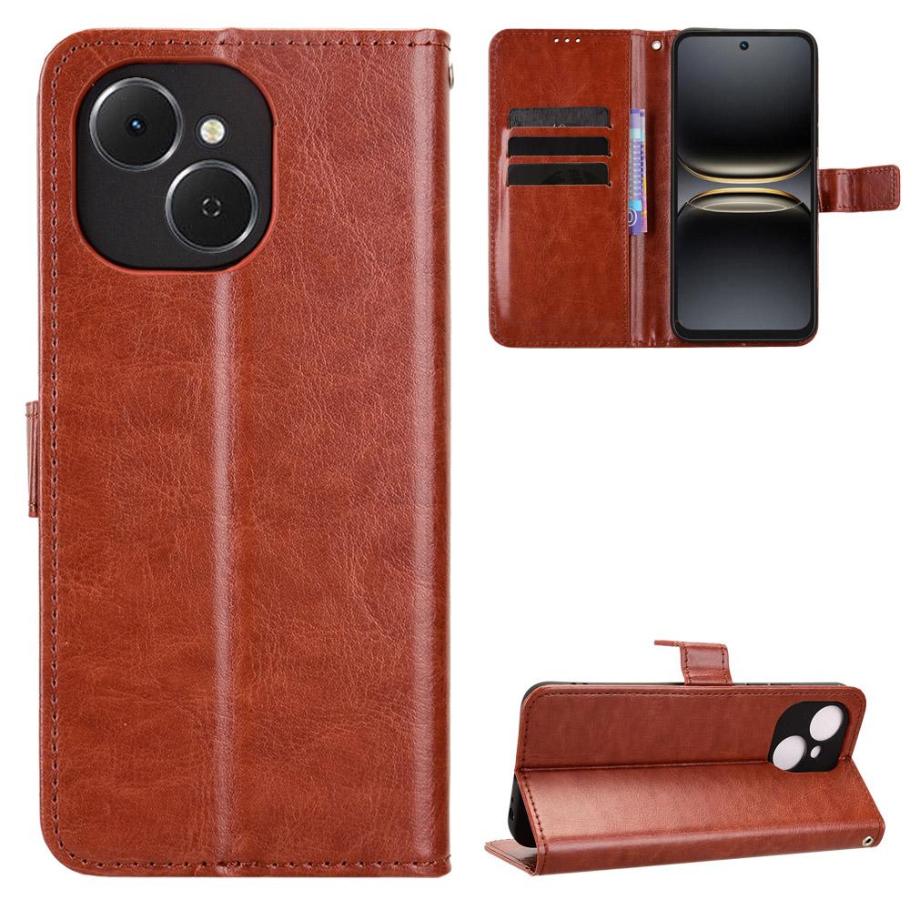 For TECNO Spark 40C PU Leather Case with Strap Crazy Horse Texture Phone Wallet Cover
For TECNO Spark 40C PU Leather Case with Strap Crazy Horse Texture Phone Wallet Cover