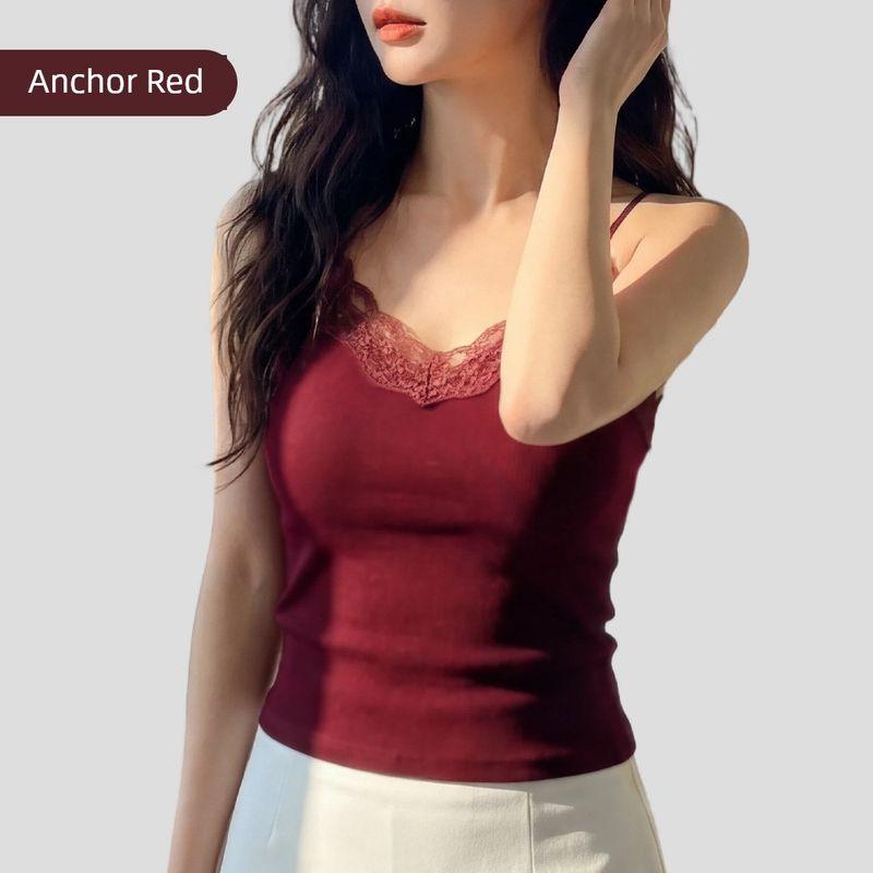 Push-Up Adjustable Lace Camisole with No Underwire, White Camisole Tube Top 8871 Anchor Red M (45-55kg)
Push-Up Adjustable Lace Camisole with No Underwire, White Camisole Tube Top 8871 Anchor Red M (45-55kg)