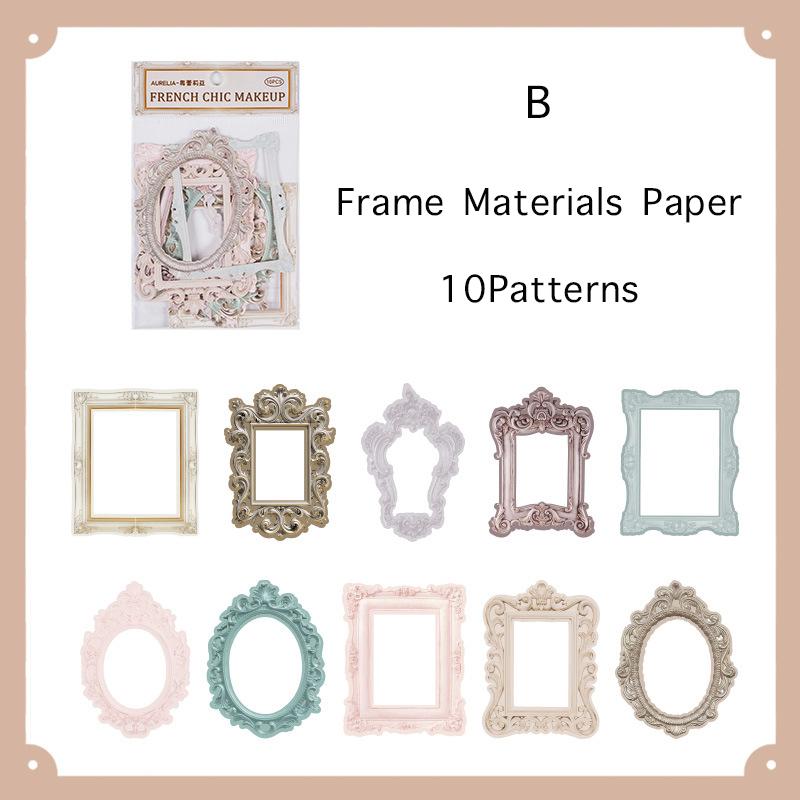 Journamm 10pcs/pack Cutout Frame Materials Paper Decor Junk Journal DIY Photo Album Aesthetic Stationery Planner Craft Paper
Journamm 10pcs/pack Cutout Frame Materials Paper Decor Junk Journal DIY Photo Album Aesthetic Stationery Planner Craft Paper