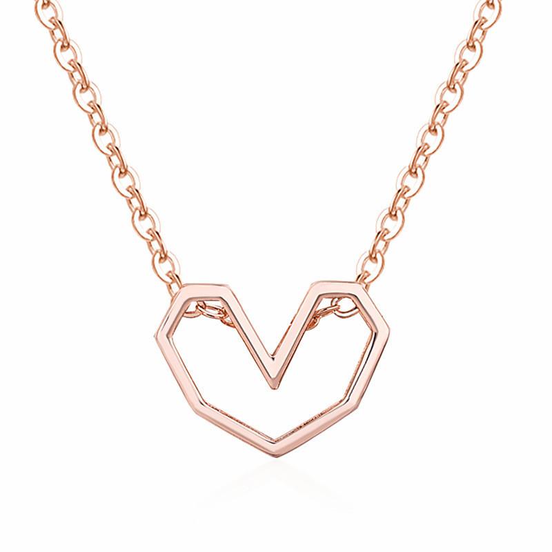 New 925 Sterling Silver Heart Necklace Personality Charm Simple Style Pendant Choker Birthday Gift for Women Exquisite Jewelry рожевий колір золота
New 925 Sterling Silver Heart Necklace Personality Charm Simple Style Pendant Choker Birthday Gift for Women Exquisite Jewelry рожевий колір золота