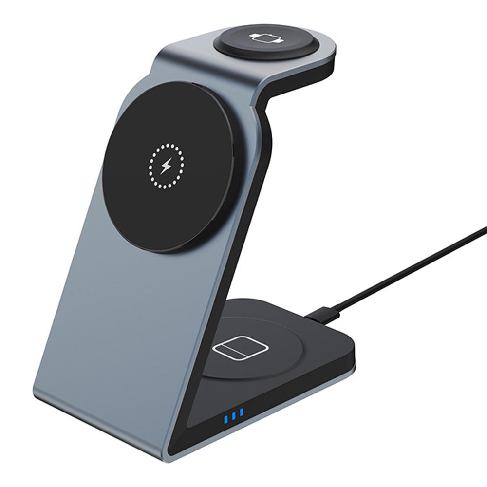 SW18 Magnetic 3-in-1 Metal Wireless Charger Desktop Charging Stand for Phone Earphone Smartwatch
SW18 Magnetic 3-in-1 Metal Wireless Charger Desktop Charging Stand for Phone Earphone Smartwatch