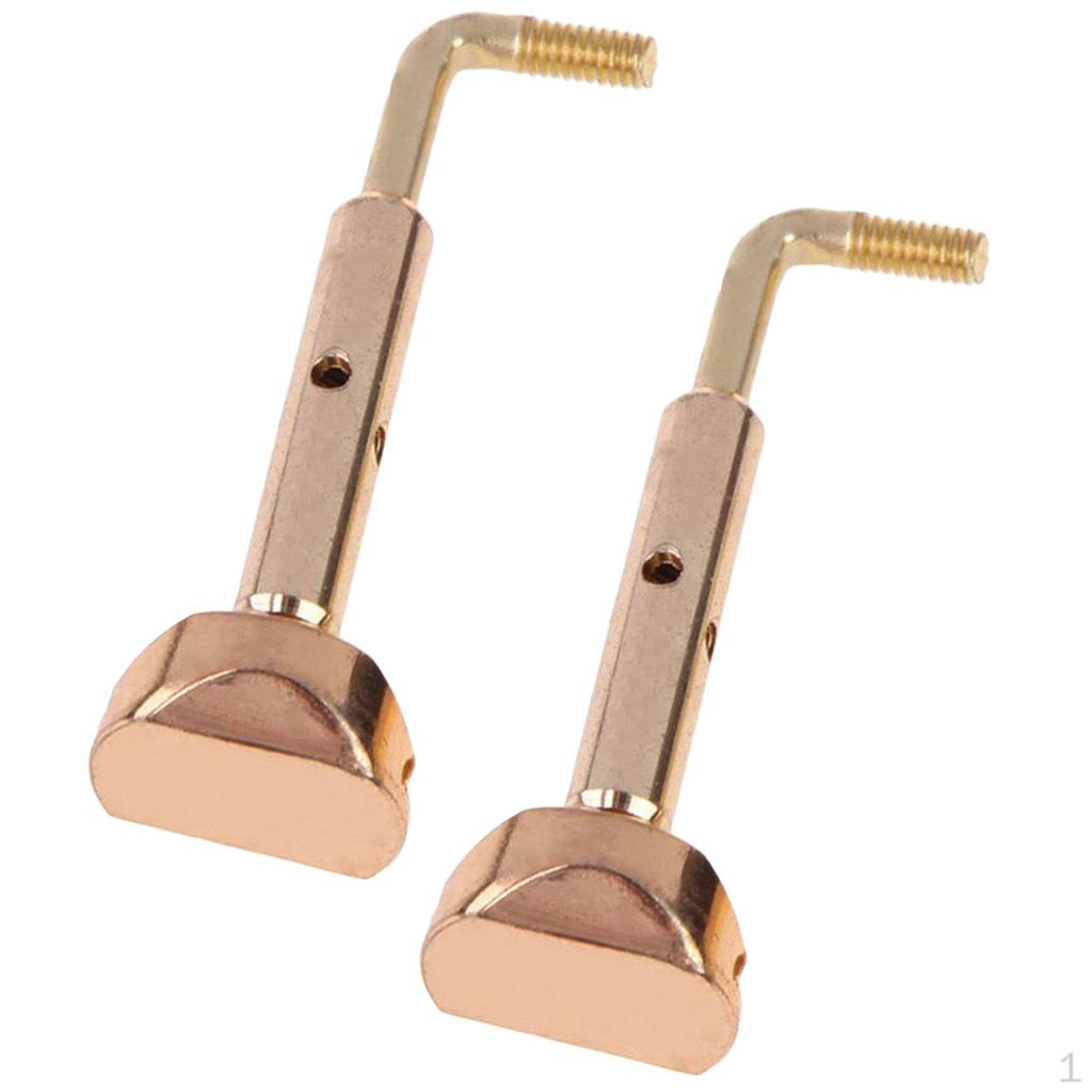 2 Pieces Violin Chin Rest Gold Clamp Screw for 3/4 & 4/4 Accessories Detachable
2 Pieces Violin Chin Rest Gold Clamp Screw for 3/4 & 4/4 Accessories Detachable
