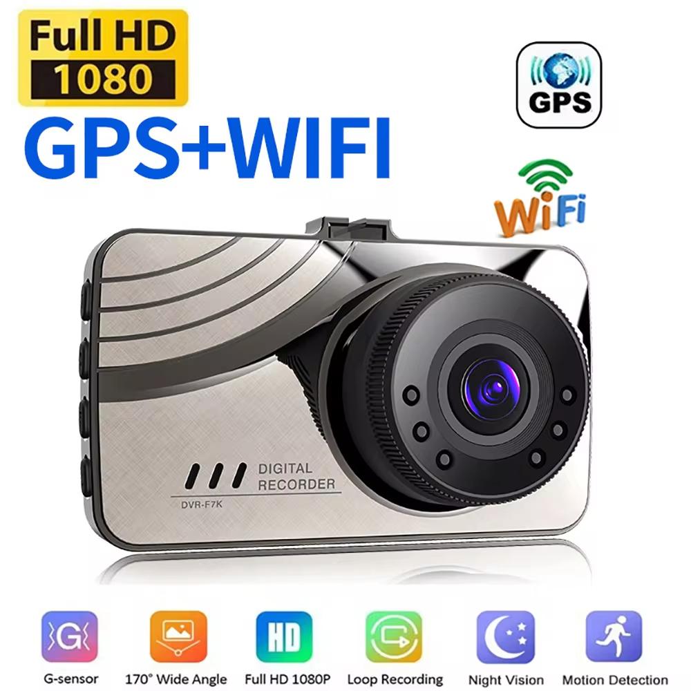 WiFi GPS Автомобильный видеорегистратор Full HD 1080P Видеорегистратор Видеорегистратор заднего вида Черный ящик Парковочный монитор Камера Видеорегистратор Автомобильные аксессуары
WiFi GPS Автомобильный видеорегистратор Full HD 1080P Видеорегистратор Видеорегистратор заднего вида Черный ящик Парковочный монитор Камера Видеорегистратор Автомобильные аксессуары