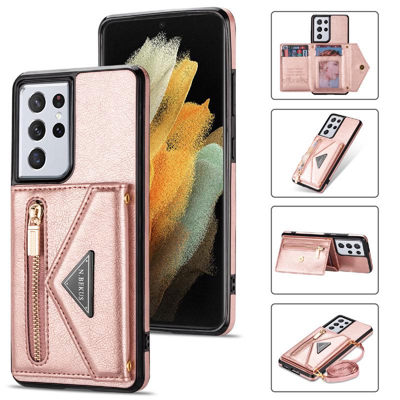 Samsung A53/S22/S23 Leather Case with Lanyard & Zipper Storage (Compatible with S21 Ultra) iPhone 7/8/SE3
Samsung A53/S22/S23 Leather Case with Lanyard & Zipper Storage (Compatible with S21 Ultra) iPhone 7/8/SE3
