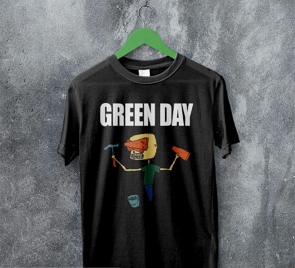 Green Day band caricature black ALBUM T-Shirt Mens Womens Tees Top unisex All sizes JJ5317 S
Green Day band caricature black ALBUM T-Shirt Mens Womens Tees Top unisex All sizes JJ5317 S