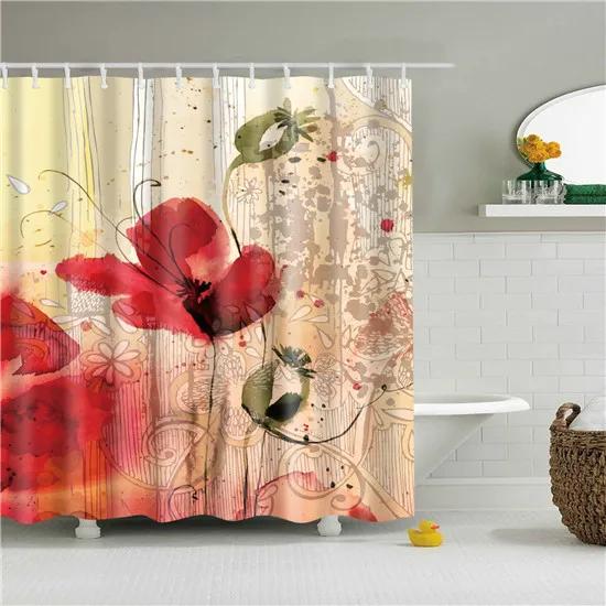 Beautiful Red Rose Peach Blossom Chrysanthemum Cherry Flower Shower Curtain Fabric Waterproof Polyester Bath Curtain W60H190(CM)-1 Pcs
Beautiful Red Rose Peach Blossom Chrysanthemum Cherry Flower Shower Curtain Fabric Waterproof Polyester Bath Curtain W60H190(CM)-1 Pcs