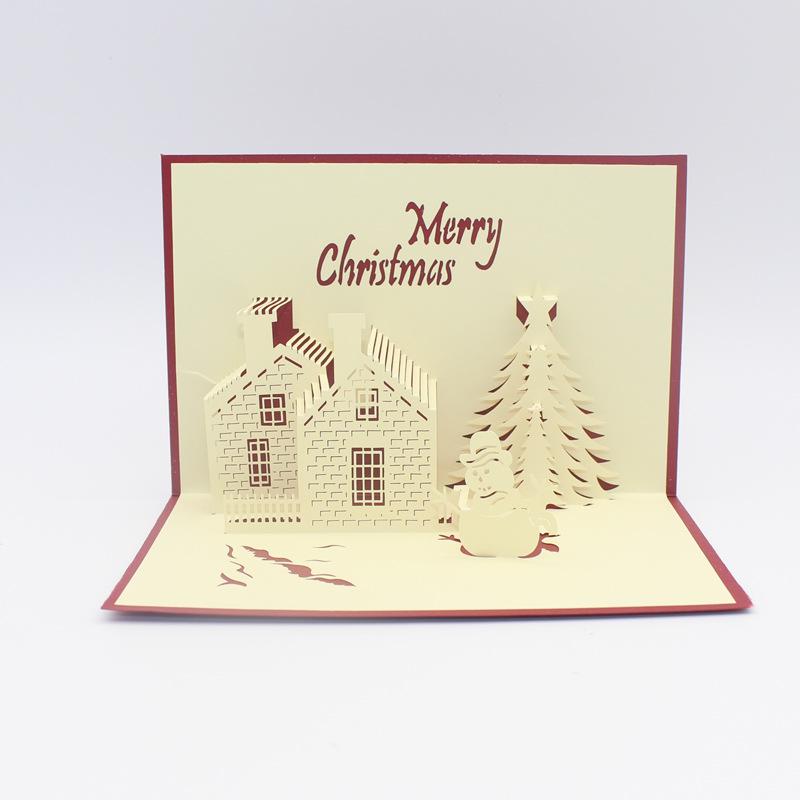 3D Pop-up Christmas Castle Card: Korean Birthday Blessing Red Cover
3D Pop-up Christmas Castle Card: Korean Birthday Blessing Red Cover
