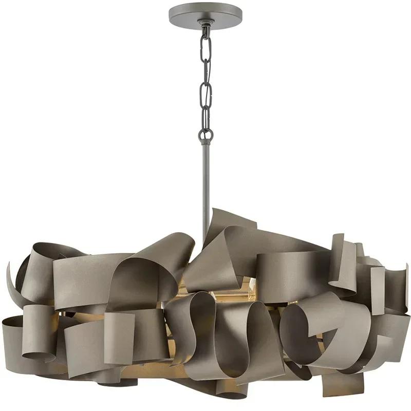 LED Post-modern Light Luxury Irregular Iron Chandelier Lighting Living Room E14 Decorative Chandelier New Restaurant Chandelier 60cm&Neutral light сірий
LED Post-modern Light Luxury Irregular Iron Chandelier Lighting Living Room E14 Decorative Chandelier New Restaurant Chandelier 60cm&Neutral light сірий