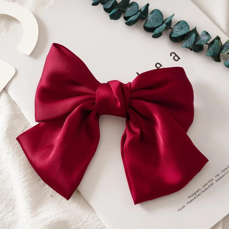 Korean Satin Bow Spring Hair Clip for Women Girls, Sweet Bowknot Barrette Elegant Ribbon Hairpin Hair Accessories
Korean Satin Bow Spring Hair Clip for Women Girls, Sweet Bowknot Barrette Elegant Ribbon Hairpin Hair Accessories