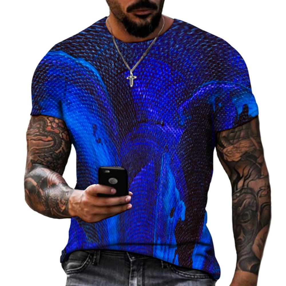Swirl 3D Printing Men s Short-sleeved Round Neck T-shirt HD Printing Lycra Polyester Casual Brand Clothing Super Large 6XL
Swirl 3D Printing Men s Short-sleeved Round Neck T-shirt HD Printing Lycra Polyester Casual Brand Clothing Super Large 6XL