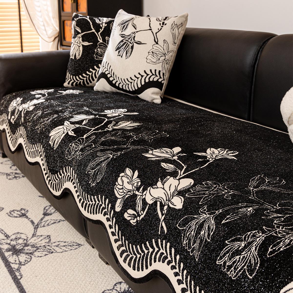 French New Special-Shaped Sofa Cushion Cover Cloth Universal In All Seasons, Advanced Sense Fixed Non-Slip Straight Row Seat Cushion 90*70cm
French New Special-Shaped Sofa Cushion Cover Cloth Universal In All Seasons, Advanced Sense Fixed Non-Slip Straight Row Seat Cushion 90*70cm