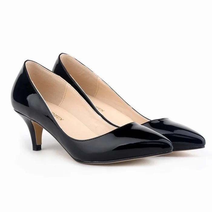 New Women Pumps Classic Sexy Pointed Toes 5cm Low Med Kitten High Heels Spring Brand Design Black Dress Wedding Shoes Large Size 35
New Women Pumps Classic Sexy Pointed Toes 5cm Low Med Kitten High Heels Spring Brand Design Black Dress Wedding Shoes Large Size 35