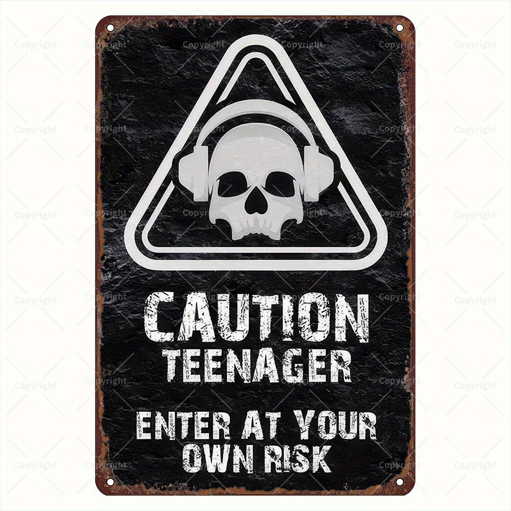 GamerS Choice Caution Teenager Enter at Your Own Risk Metal Sign Rustic Wall Decor for Game Room for Man Cave Bedroom 20x30cm(7.8x11.8inch)
GamerS Choice Caution Teenager Enter at Your Own Risk Metal Sign Rustic Wall Decor for Game Room for Man Cave Bedroom 20x30cm(7.8x11.8inch)