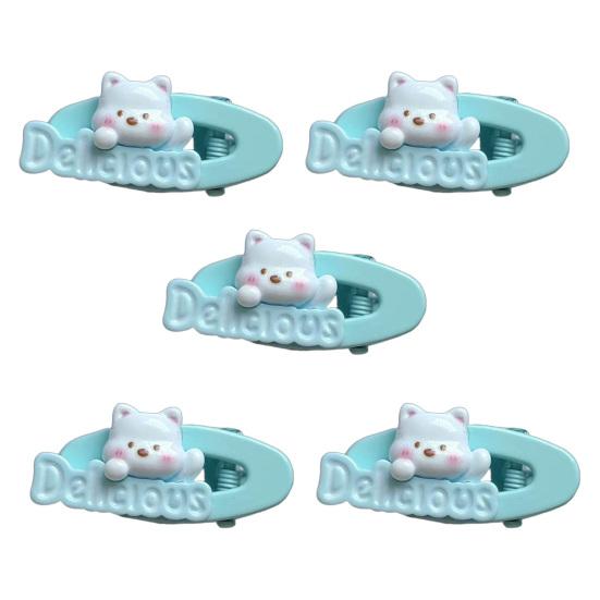 5Pcs Girl Hairpins White Bear Hollow Design Oval Hair Clips Cartoon Style Stable Hair Fixing Pins Multiple Styles Hair Accessories синій
5Pcs Girl Hairpins White Bear Hollow Design Oval Hair Clips Cartoon Style Stable Hair Fixing Pins Multiple Styles Hair Accessories синій