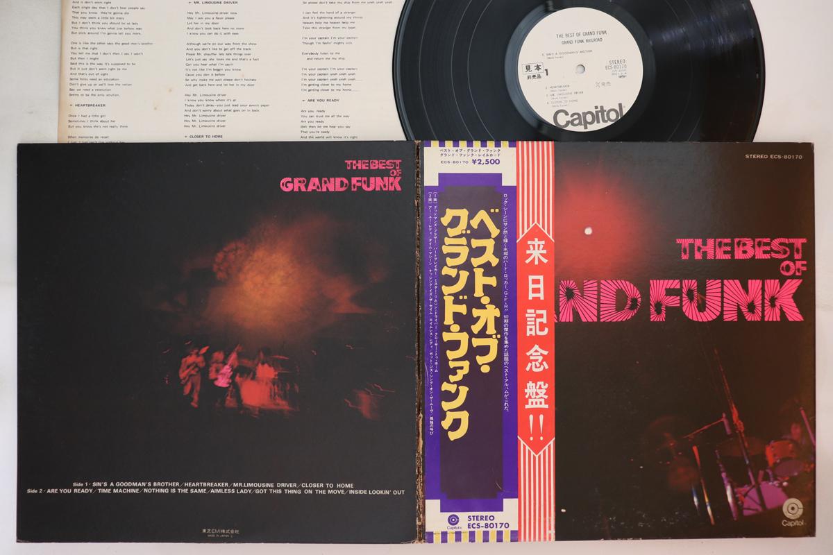 LP Record GRAND FUNK RAILROAD - Best Of Grand Funk ECS80170PROMO CAPITOL 1975 Japan Obi Rock Used
LP Record GRAND FUNK RAILROAD - Best Of Grand Funk ECS80170PROMO CAPITOL 1975 Japan Obi Rock Used