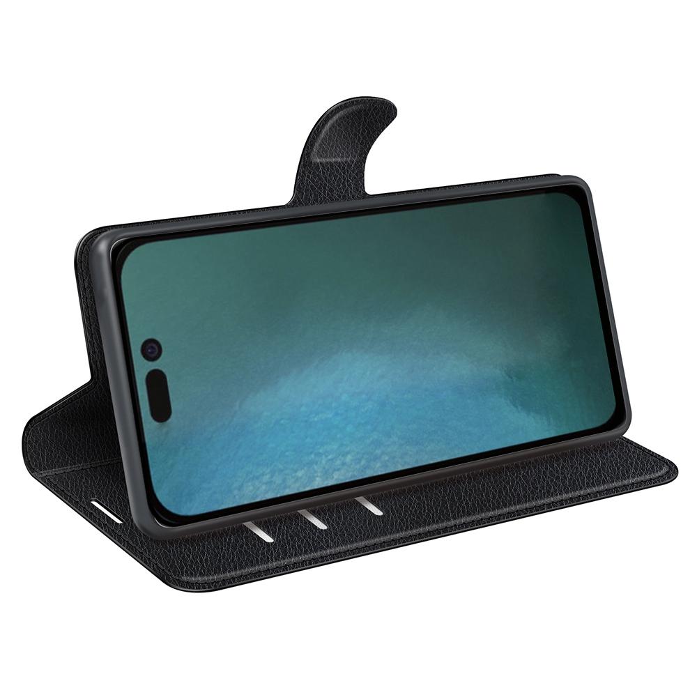 For iPhone 14 Pro 6.1 inch Litchi Texture PU Leather Stand Flip Cover Anti-Scratch Full Protective Wallet Phone Case Black
For iPhone 14 Pro 6.1 inch Litchi Texture PU Leather Stand Flip Cover Anti-Scratch Full Protective Wallet Phone Case Black