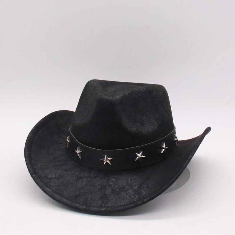 Halloween Orgy Party Pentagram Rivet Cowboy Hat Masquerade Ballgirl Dick Belt Rivet Cowboy Hat One size fits all (taoniu)
Halloween Orgy Party Pentagram Rivet Cowboy Hat Masquerade Ballgirl Dick Belt Rivet Cowboy Hat One size fits all (taoniu)