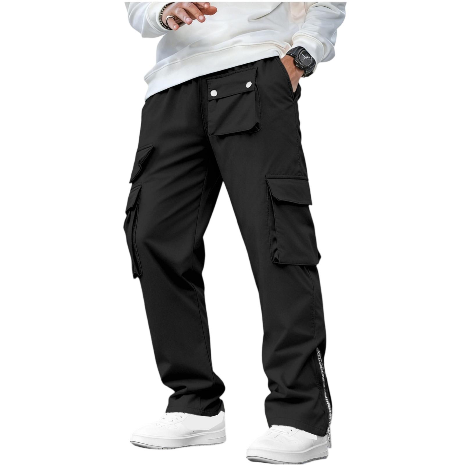 Men s Casual -color American- Work Pants - Men s Multi-pocket Zipper Pants With Straight-leg And Long Length M чорний
Men s Casual -color American- Work Pants - Men s Multi-pocket Zipper Pants With Straight-leg And Long Length M чорний