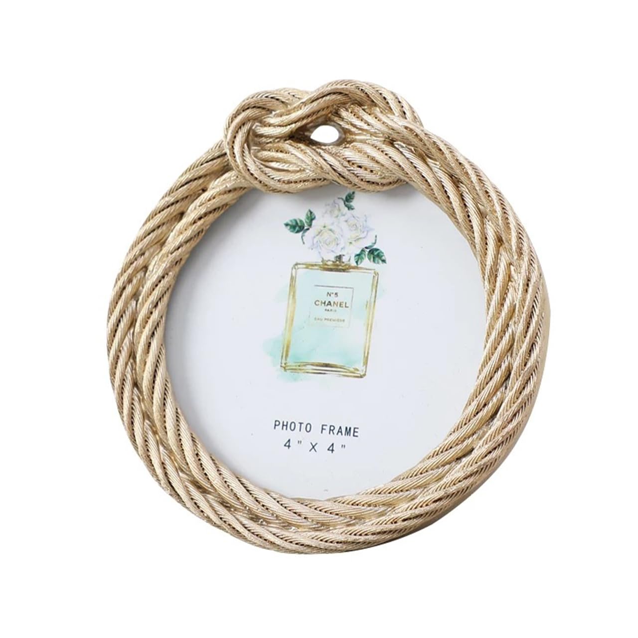 Queen-b Rope Photo Frame, Stylish Tabletop Frame for Displaying Pictures, Photos, and Posters, Perfect as a Gift (Round)
Queen-b Rope Photo Frame, Stylish Tabletop Frame for Displaying Pictures, Photos, and Posters, Perfect as a Gift (Round)