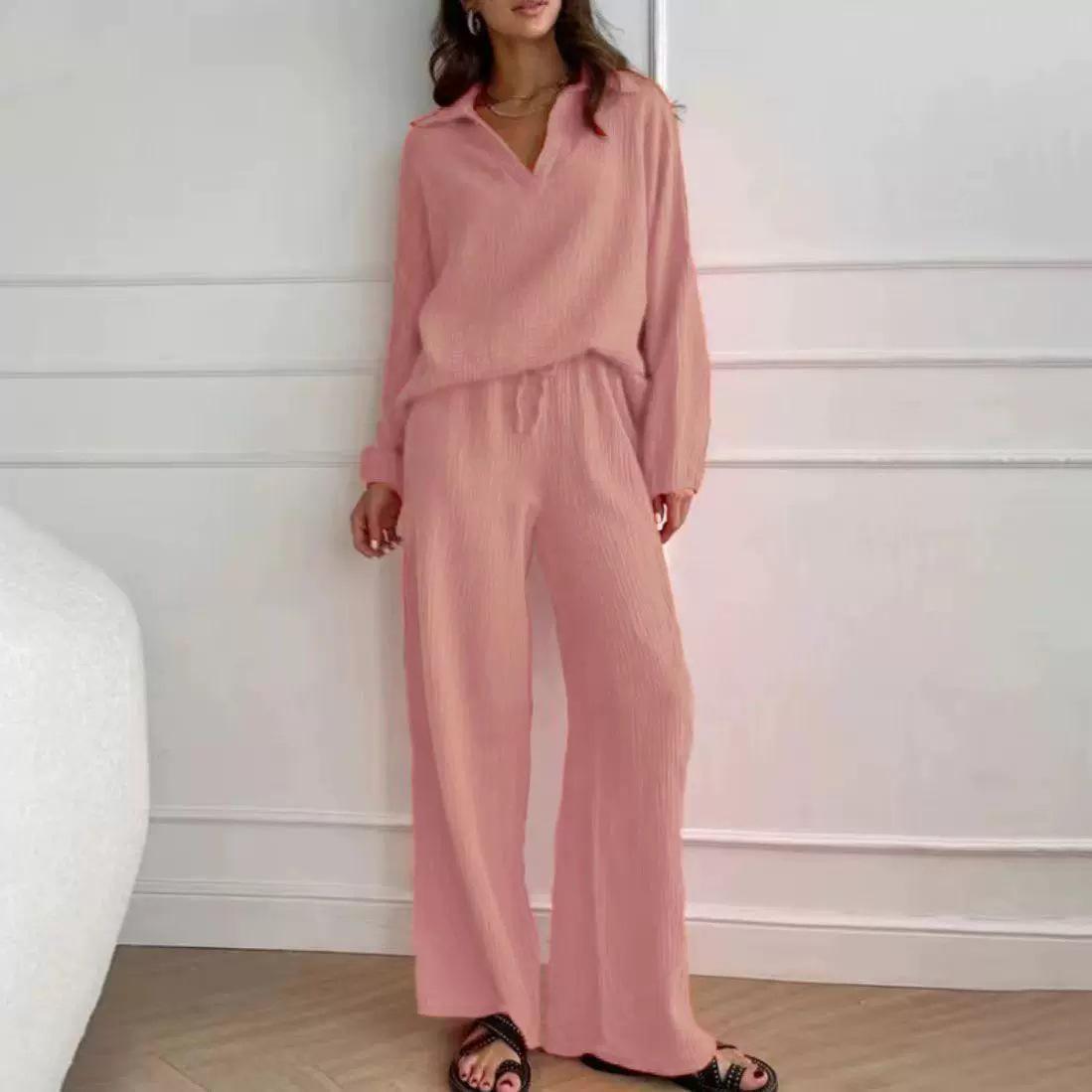 Cross-Season Casual Linen-Like Cardigan & Wide-Leg Pants Sportswear Set M
Cross-Season Casual Linen-Like Cardigan & Wide-Leg Pants Sportswear Set M
