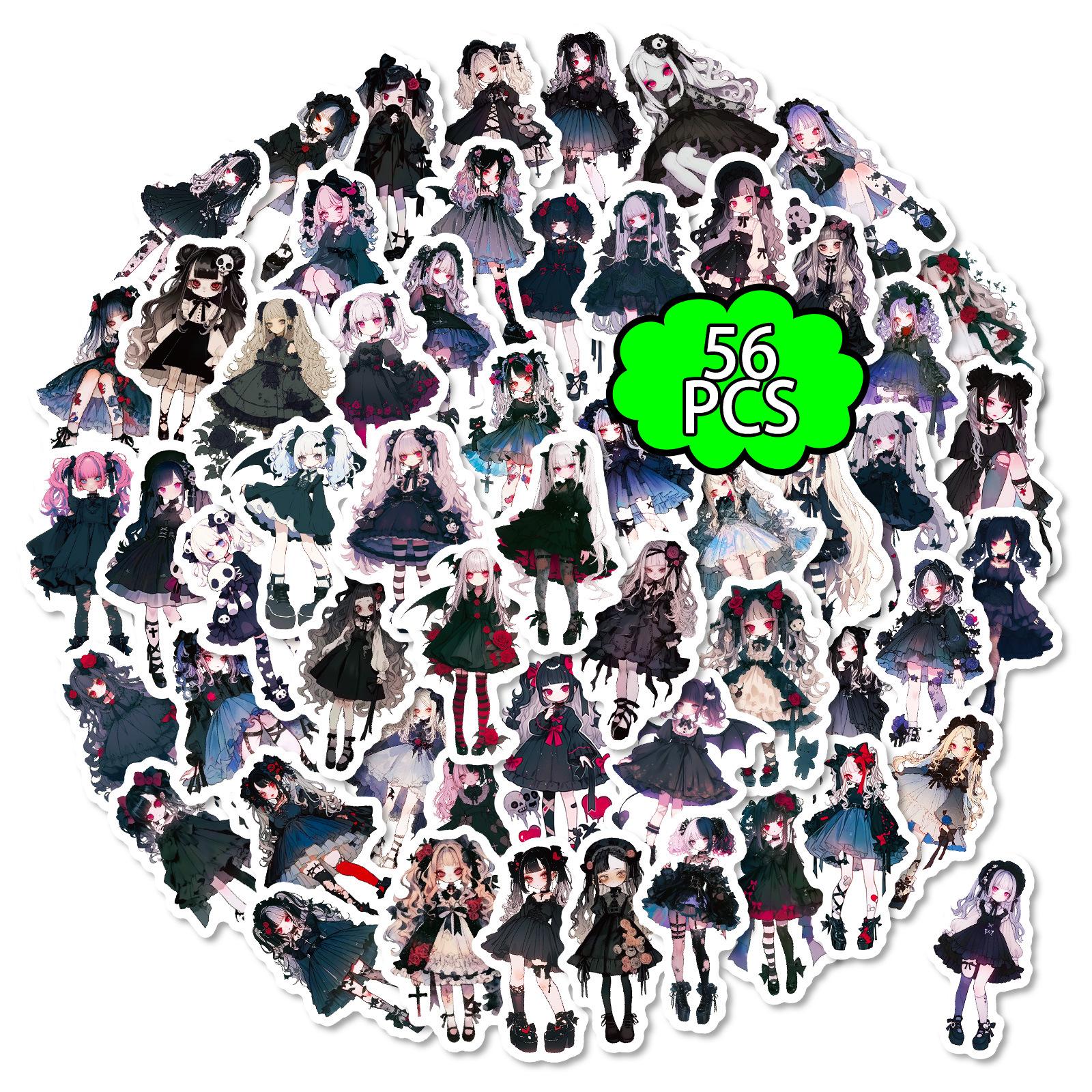 56 Gothic Sweet Cool Girl Graffiti Stickers Cartoon Anime Water Cup Mobile Phone Decorative Stickers
56 Gothic Sweet Cool Girl Graffiti Stickers Cartoon Anime Water Cup Mobile Phone Decorative Stickers