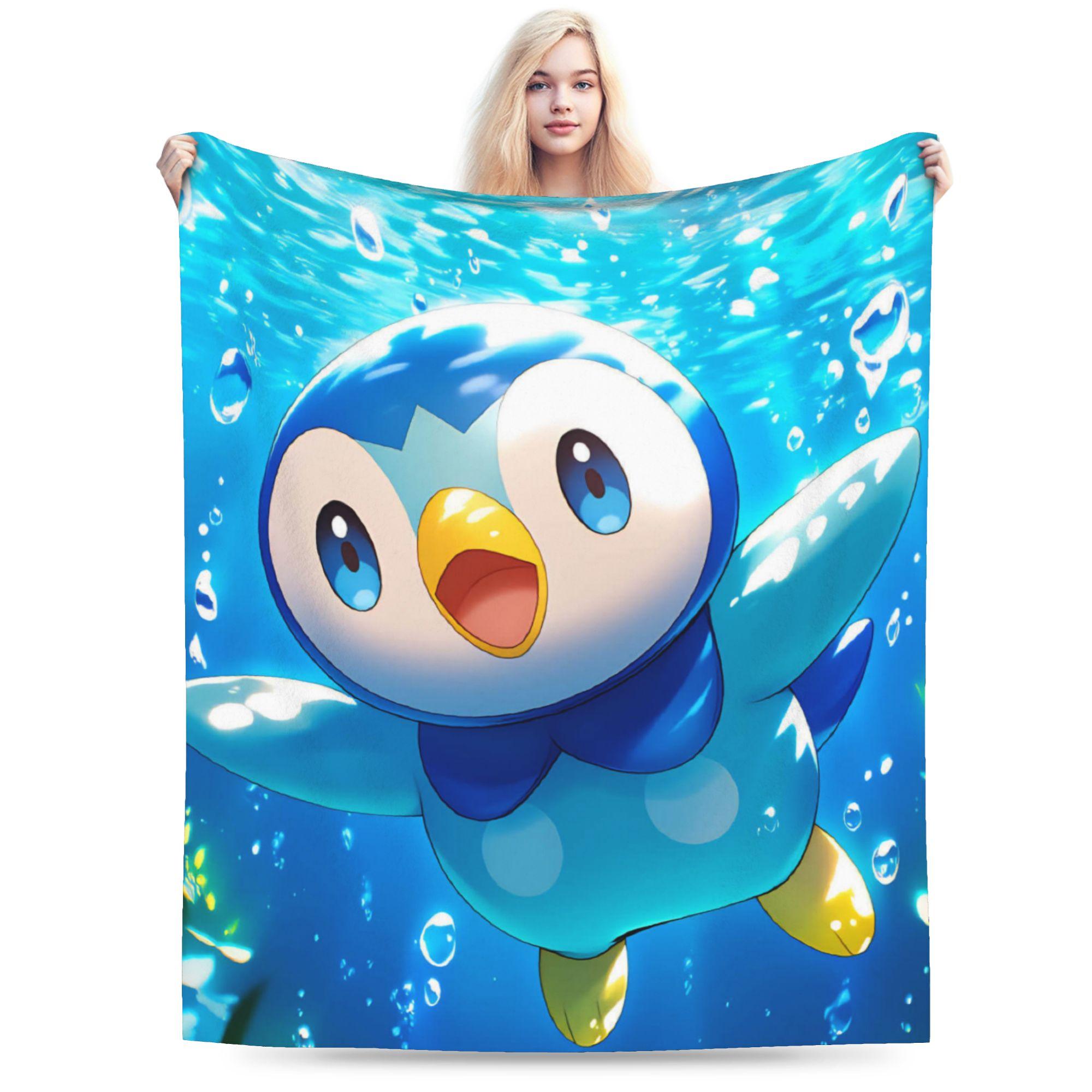 Pokemon Piplup Plush Blanket Girls Boys Flannel Throw Blanket For Living Room Warm Custom Quality Bedspread Birthday Present 75x100cm (30x40inch)
Pokemon Piplup Plush Blanket Girls Boys Flannel Throw Blanket For Living Room Warm Custom Quality Bedspread Birthday Present 75x100cm (30x40inch)