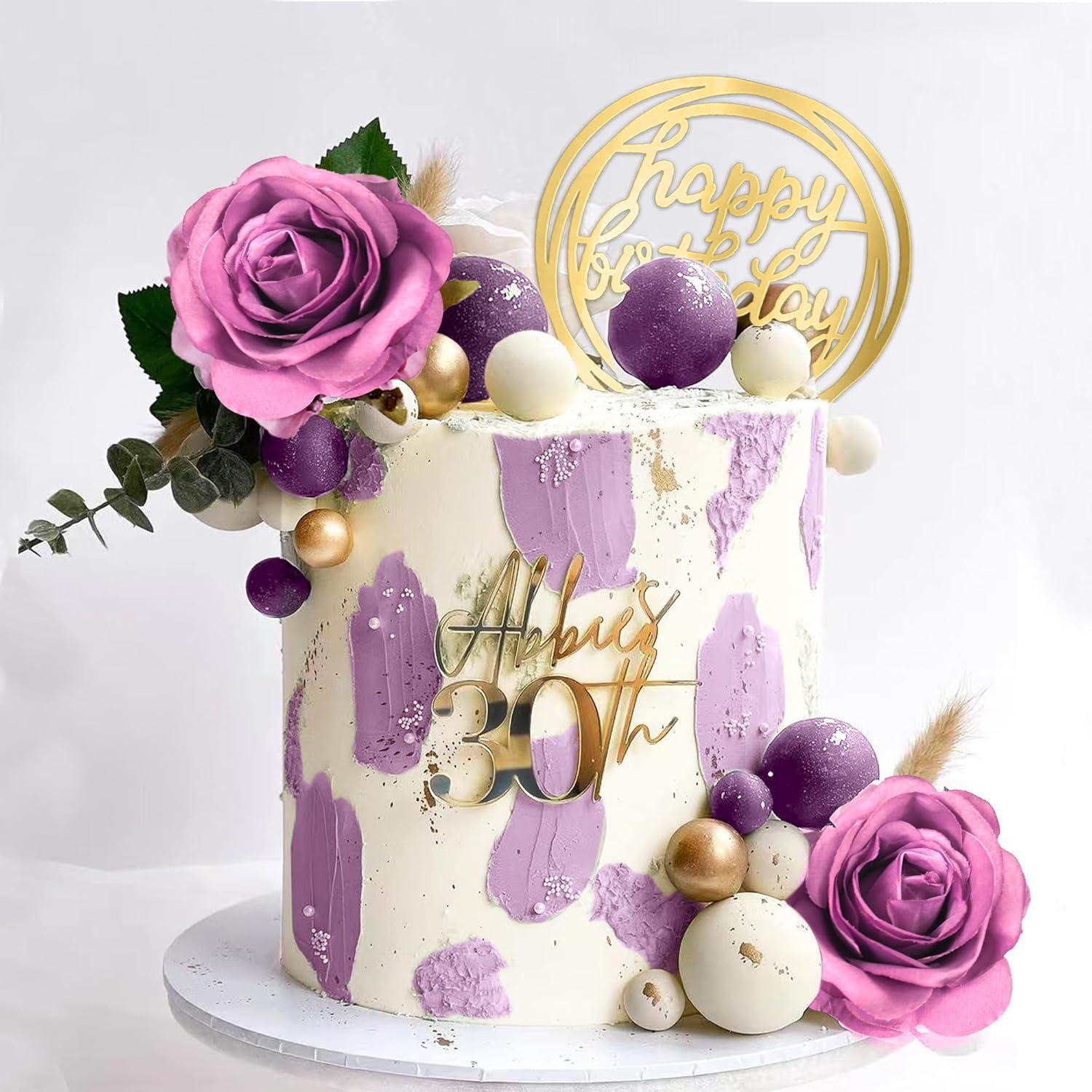 28PCS Cakes Decorated Purple Flower Cake Golden White Bohemian Happy Birthday Cake Decorated Wedding
28PCS Cakes Decorated Purple Flower Cake Golden White Bohemian Happy Birthday Cake Decorated Wedding