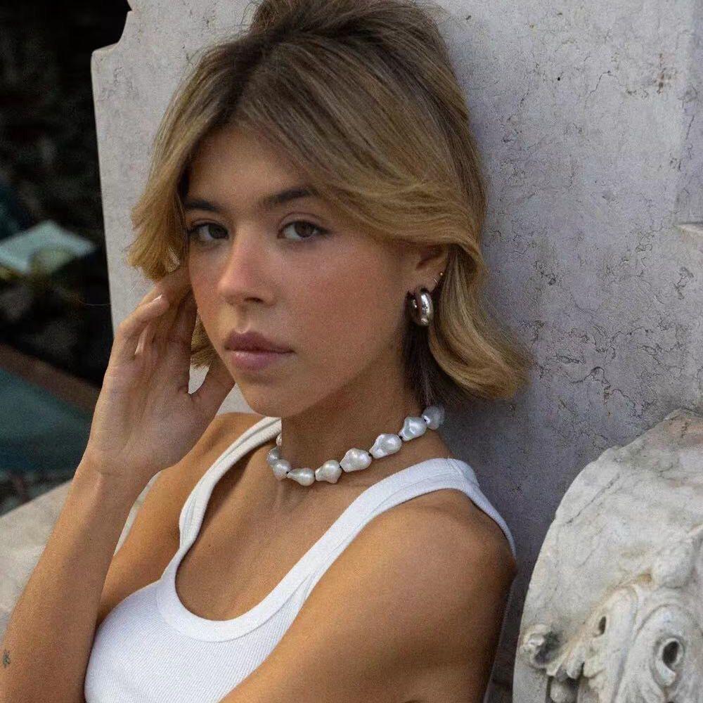 Серьги-цепочки из жемчуга в стиле барокко, простые и персонализированные жемчужные серьги, модные ожерелья
Серьги-цепочки из жемчуга в стиле барокко, простые и персонализированные жемчужные серьги, модные ожерелья