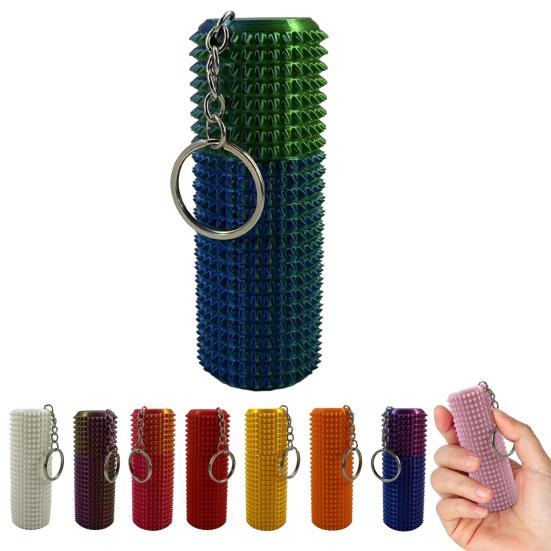 Spiky Grippie Stim Fidget Toy with Keychain Stress Relief 3D Printed Storage Box Pain Stimming Tool Teens Adults Portable Bumpy Roller Sensory Toy
Spiky Grippie Stim Fidget Toy with Keychain Stress Relief 3D Printed Storage Box Pain Stimming Tool Teens Adults Portable Bumpy Roller Sensory Toy