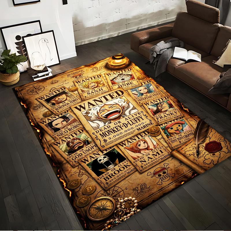 Wanted Posters Cartoon Design Area Rug - Pirate Anime Theme Carpet Suitable for use as an anti-slip for living room bedroom sofas 40x60cm( 15x23in )
Wanted Posters Cartoon Design Area Rug - Pirate Anime Theme Carpet Suitable for use as an anti-slip for living room bedroom sofas 40x60cm( 15x23in )