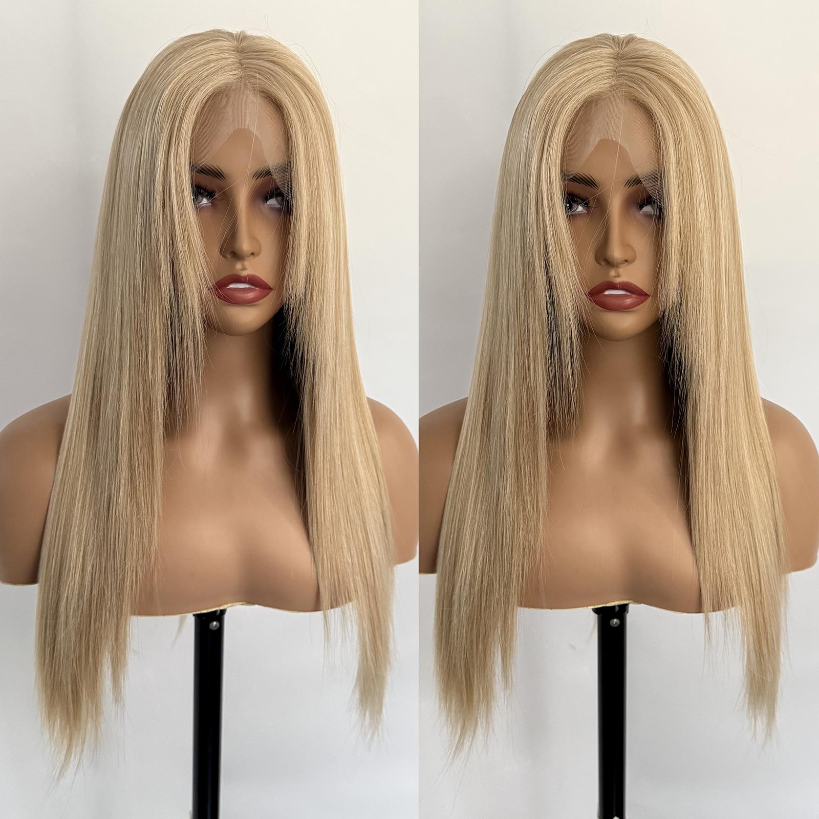 Platinum Blonde Layered Cut Wig Long Silky Straight Lace Front Wigs for Women 13x4 Synthetic Hair Pre Plucked Natural Hairline (as the picture,18inches)
Platinum Blonde Layered Cut Wig Long Silky Straight Lace Front Wigs for Women 13x4 Synthetic Hair Pre Plucked Natural Hairline (as the picture,18inches)