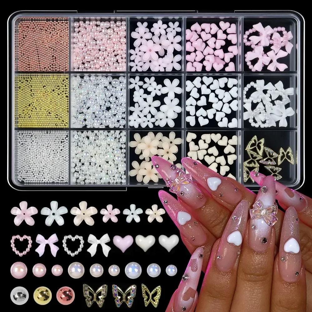 Hot Latest 3D Nail Art Decoration Package featuring Resin Bows Flat Back Pearls plus Assorted Shapes – Unscented DIY Craft Embellishments
Hot Latest 3D Nail Art Decoration Package featuring Resin Bows Flat Back Pearls plus Assorted Shapes – Unscented DIY Craft Embellishments