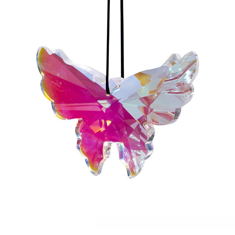 Crystal Butterfly Prism Pendant Light Sun Catcher Rainbow Captor Christmas Tree Decoration Hanging Sunshade Lighting Decor
Crystal Butterfly Prism Pendant Light Sun Catcher Rainbow Captor Christmas Tree Decoration Hanging Sunshade Lighting Decor