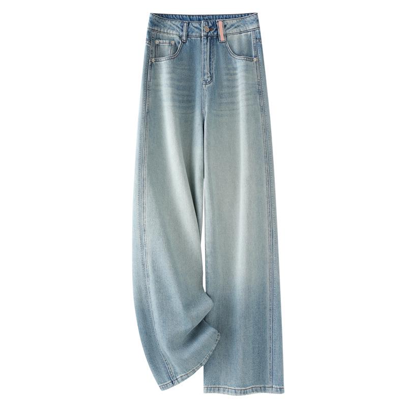 Light Blue Retro High-Waisted Women s Straight-Leg Jeans - 2025 Spring/Autumn Slimming Loose Fit L
Light Blue Retro High-Waisted Women s Straight-Leg Jeans - 2025 Spring/Autumn Slimming Loose Fit L