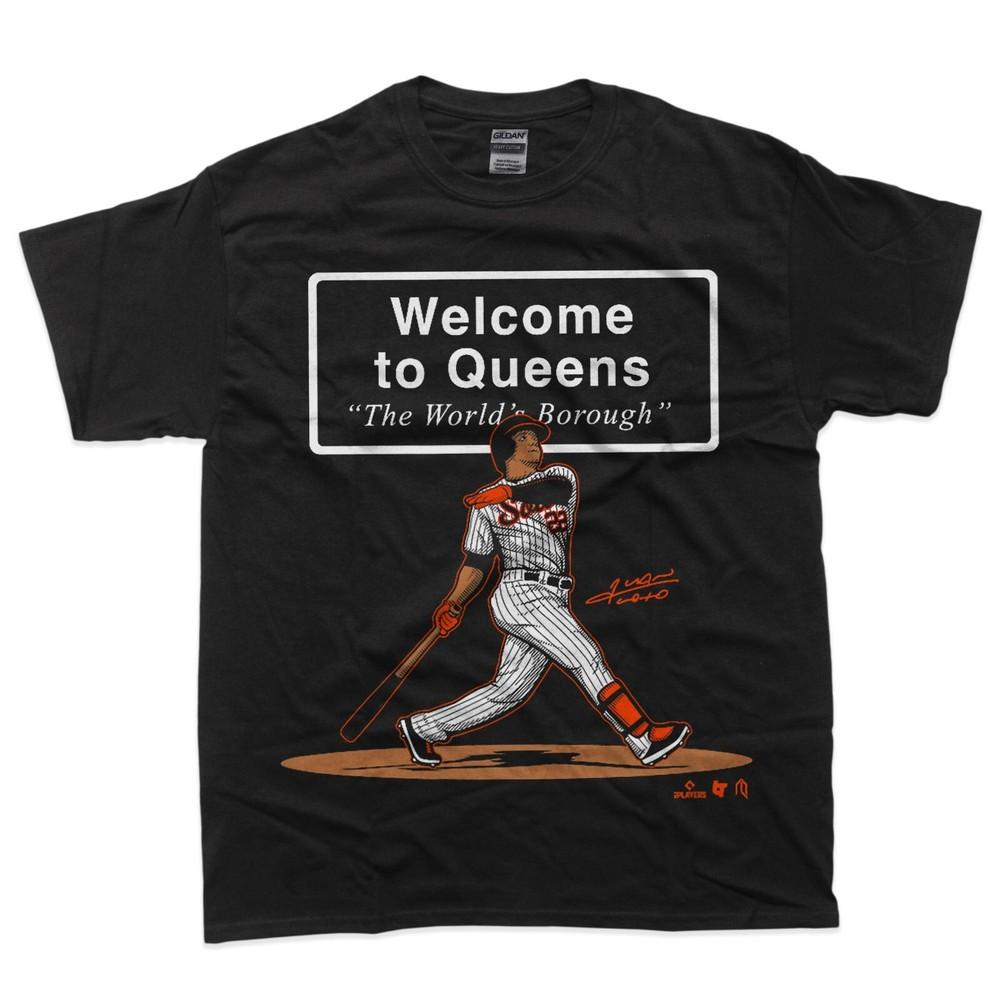 Juan Soto - Welcome to Queens Sign - New York Baseball T-Shirt L
Juan Soto - Welcome to Queens Sign - New York Baseball T-Shirt L