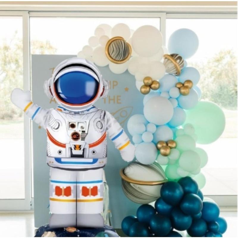 1PC standing waving astronaut balloon, large standing aluminum film balloon, suitable for birthday parties and theme party decoration
1PC standing waving astronaut balloon, large standing aluminum film balloon, suitable for birthday parties and theme party decoration