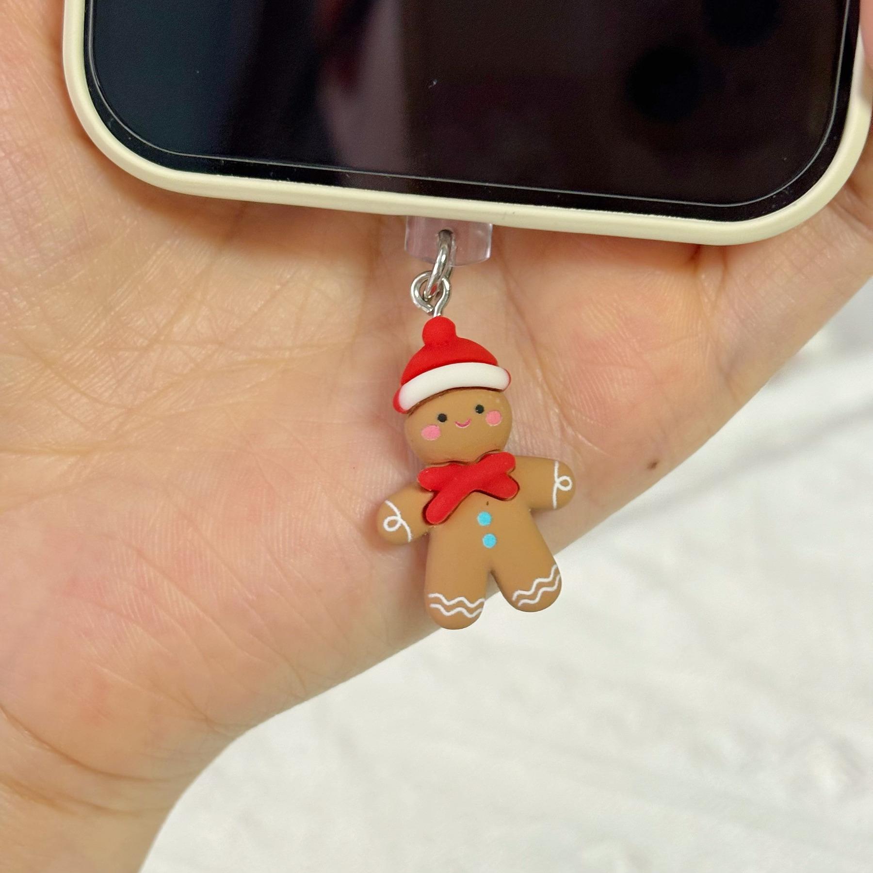 1 шт. Рождественский пряничный человечек, заглушка для пыли, шарм для портов iPhone и Type-C, милый праздничный аксессуар для мобильного телефона, материал ABS, подарок на праздники for iPhone 5-14
1 шт. Рождественский пряничный человечек, заглушка для пыли, шарм для портов iPhone и Type-C, милый праздничный аксессуар для мобильного телефона, материал ABS, подарок на праздники for iPhone 5-14