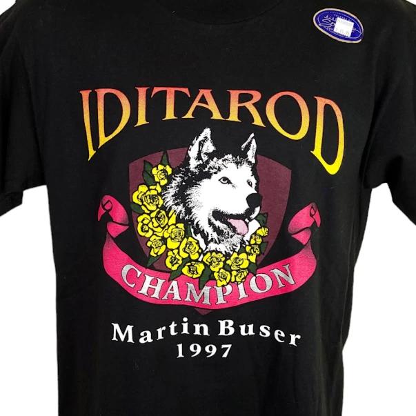 Vintage Alaska Iditarod T Shirt Mens Size Medium 90s 1997 Champion Dog Sled USA S
Vintage Alaska Iditarod T Shirt Mens Size Medium 90s 1997 Champion Dog Sled USA S
