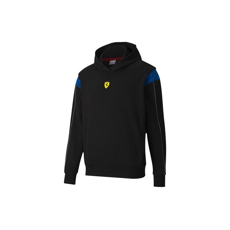 Толстовка с капюшоном Puma Ferrari Racing Series со светоотражающим логотипом и цветными блоками, черные 598926-02
Толстовка с капюшоном Puma Ferrari Racing Series со светоотражающим логотипом и цветными блоками, черные 598926-02