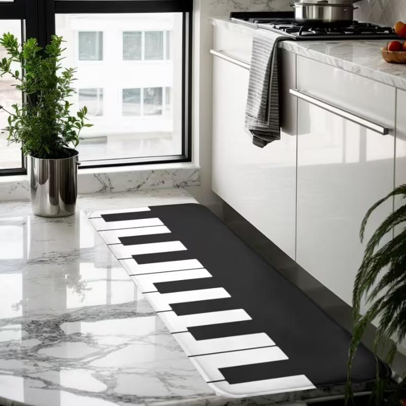 Creative Piano Pattern Long Pad Anti Slip Pad Modern Carpet Suitable for Villa Balconies Running Tracks Corridors Home Carpets 40X120CM
Creative Piano Pattern Long Pad Anti Slip Pad Modern Carpet Suitable for Villa Balconies Running Tracks Corridors Home Carpets 40X120CM