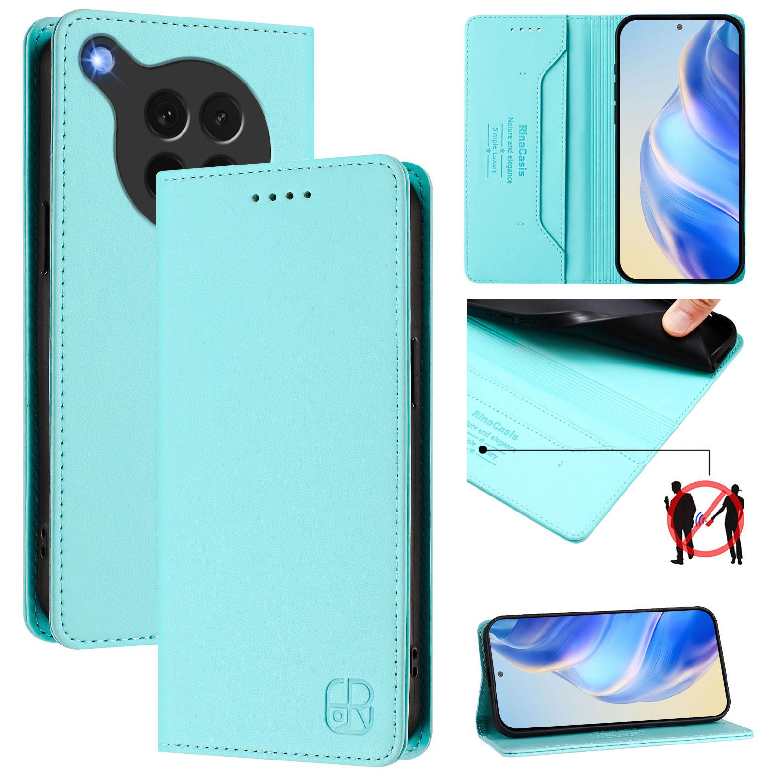 For Oppo Find X8s 5G Leather Case RINACASIS RC01 Phone Cover with RFID Blocking Wallet Stand Dark Blue
For Oppo Find X8s 5G Leather Case RINACASIS RC01 Phone Cover with RFID Blocking Wallet Stand Dark Blue