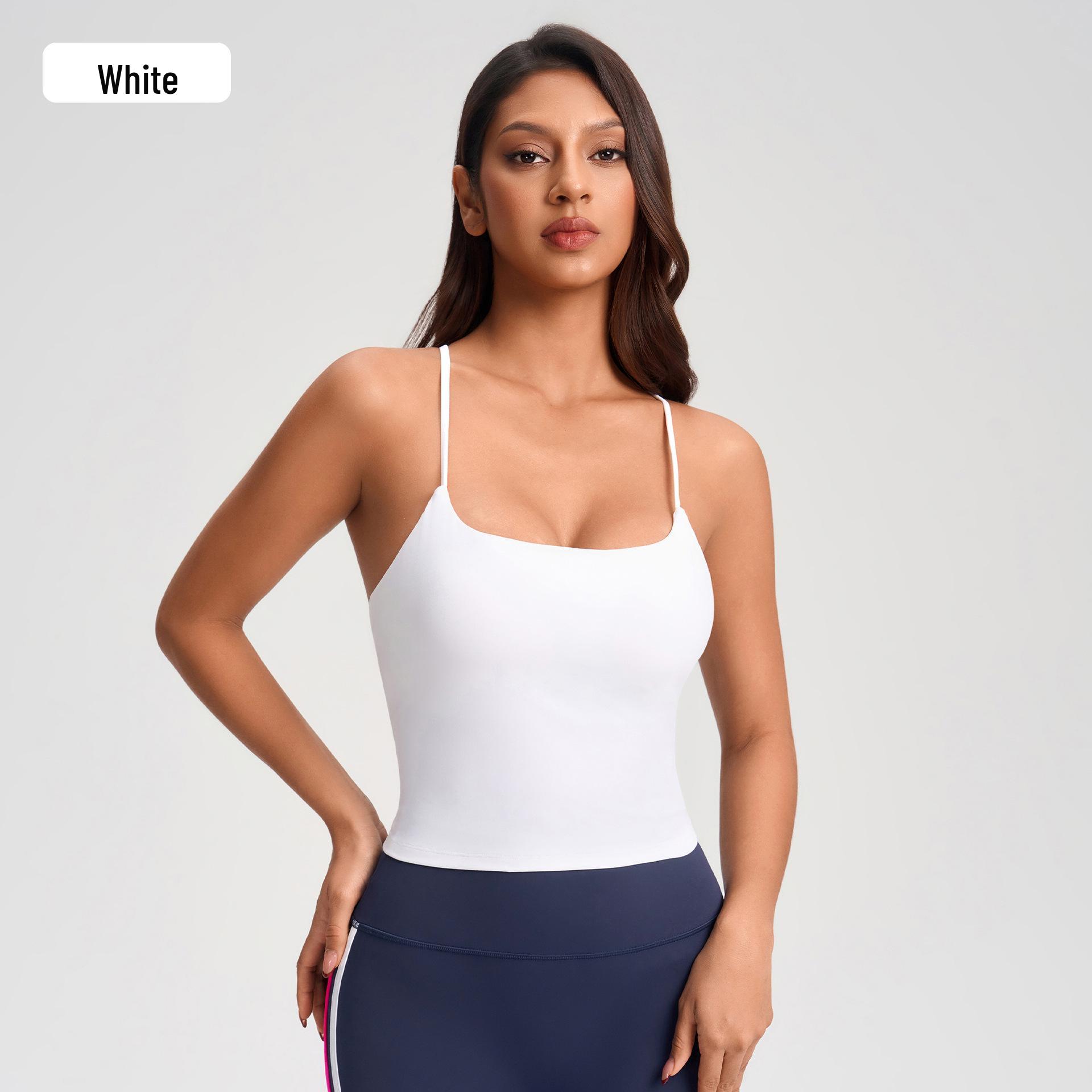 Women s Crisscross Back Yoga Vest with Thin Straps and Built-in Bra - YG-1008 8 EU
Women s Crisscross Back Yoga Vest with Thin Straps and Built-in Bra - YG-1008 8 EU