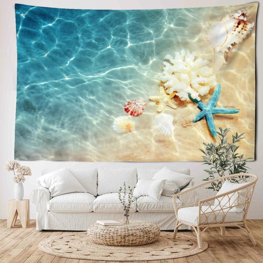 Sea Star Shell Landscape Tapestry Wall Hanging Bohemian Minimalist Hippie Tapiz Art Ins Style Living Room Bedroom Home Decor 74x94cm(29x37in)
Sea Star Shell Landscape Tapestry Wall Hanging Bohemian Minimalist Hippie Tapiz Art Ins Style Living Room Bedroom Home Decor 74x94cm(29x37in)