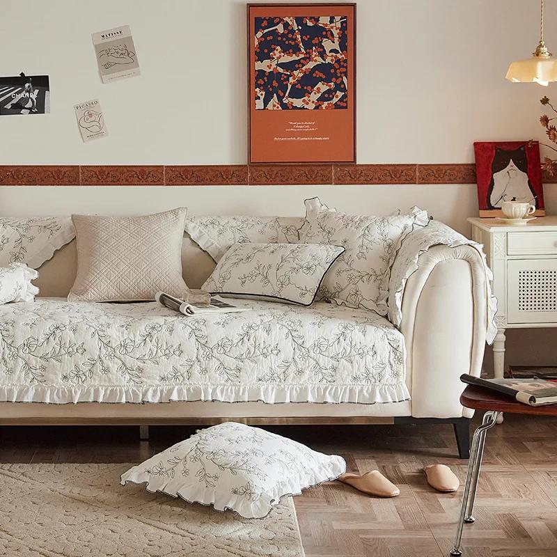 Чехол для дивана с вышивкой из чистого хлопка, промытый, подушка для дивана, всесезонный, универсальный, нескользящий, хлопчатобумажный чехол для гостиной 70x70
Чехол для дивана с вышивкой из чистого хлопка, промытый, подушка для дивана, всесезонный, универсальный, нескользящий, хлопчатобумажный чехол для гостиной 70x70