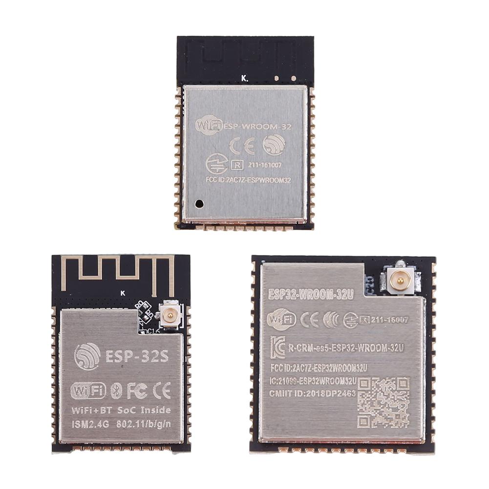 ESP32/ESP32S/ESP32U Module ESP-WROOM-32 Hall Sensor Wi-Fi BT BLE MCU Module Bluetooth-Compatible for Smart Electronics
ESP32/ESP32S/ESP32U Module ESP-WROOM-32 Hall Sensor Wi-Fi BT BLE MCU Module Bluetooth-Compatible for Smart Electronics