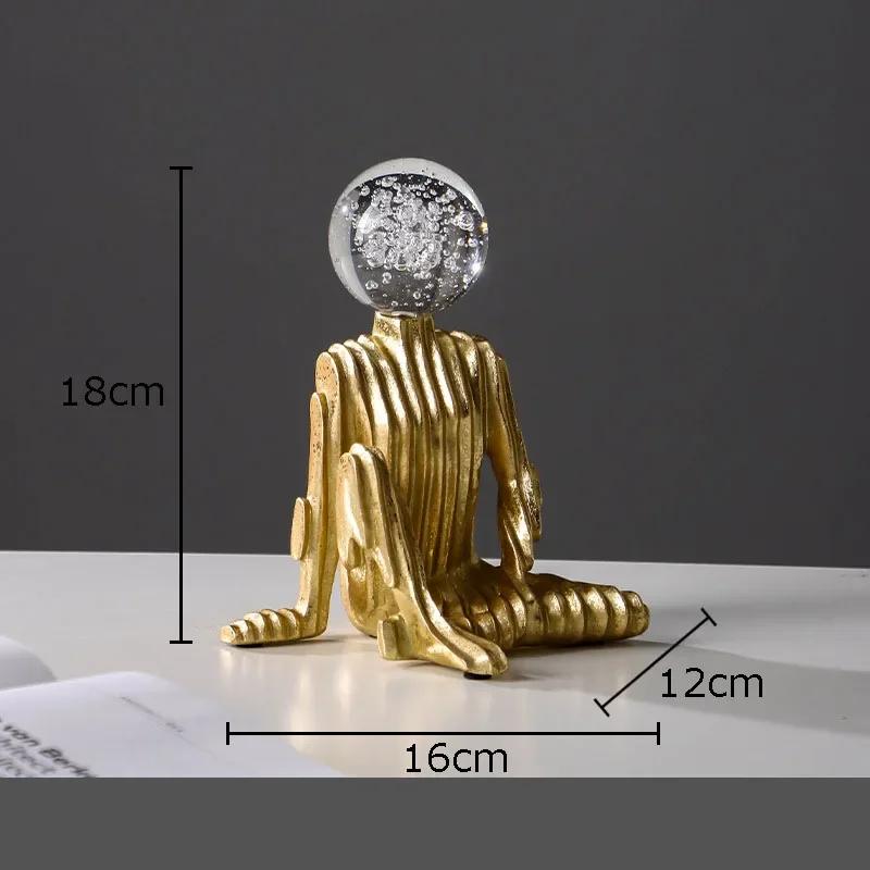 Bubble Crystal Head Figures Sculpture Desk Decoration Ornaments Modern Crafts Abstract Characters Statue Room Aesthetic Decor
Bubble Crystal Head Figures Sculpture Desk Decoration Ornaments Modern Crafts Abstract Characters Statue Room Aesthetic Decor