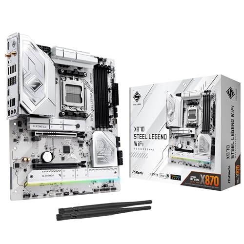 Материнська плата ASRock X870 Steel Legend WiFi 7 AMD Ryzen Socket AM5 ATX DDR5 DIMM 8000 МГц 256 ГБ SATA3 6.0 Гбіт/с USB4 M.2
Материнська плата ASRock X870 Steel Legend WiFi 7 AMD Ryzen Socket AM5 ATX DDR5 DIMM 8000 МГц 256 ГБ SATA3 6.0 Гбіт/с USB4 M.2