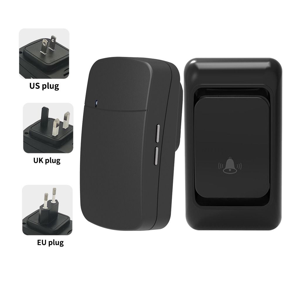 Remote Control Door Ling Call Equipment EU/US/UK Plug Elderly Wireless Beeper Home Black EU
Remote Control Door Ling Call Equipment EU/US/UK Plug Elderly Wireless Beeper Home Black EU