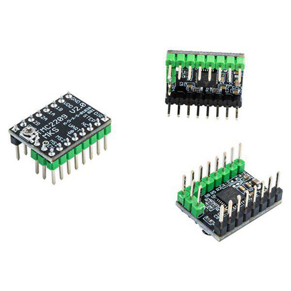 Black+Blue 3D Printer Accessories Set: TMC2209 V2.0 Metal+Plastic Stepper Motor Driver None
Black+Blue 3D Printer Accessories Set: TMC2209 V2.0 Metal+Plastic Stepper Motor Driver None