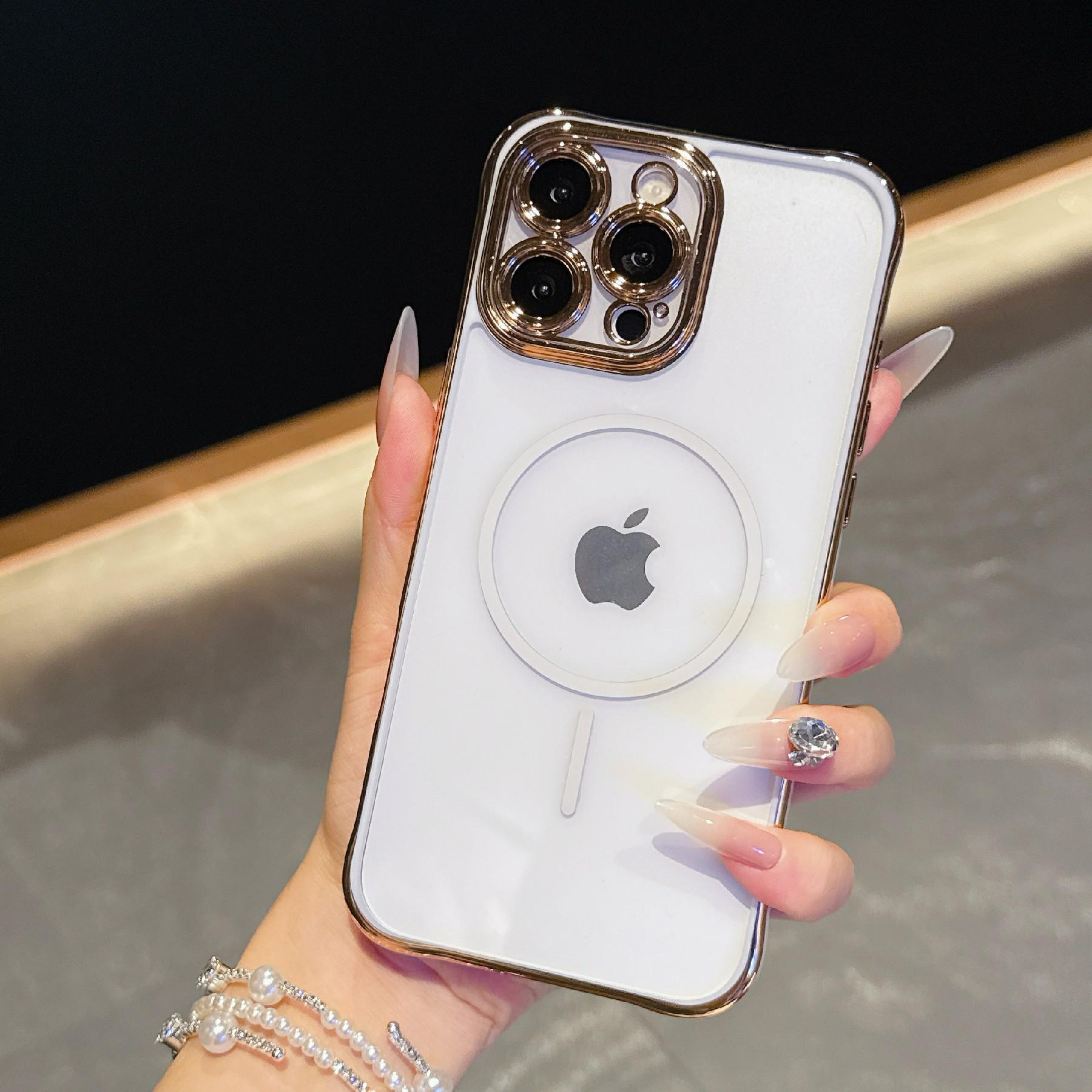 For iPhone 16 Pro Max Magnetic Case TPU Acrylic Phone Cover with Detachable Lens Frame White
For iPhone 16 Pro Max Magnetic Case TPU Acrylic Phone Cover with Detachable Lens Frame White